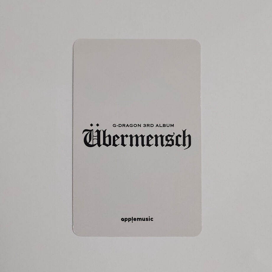 (Applemusic POB) G-DRAGON - 3rd mini album [Übermensch]