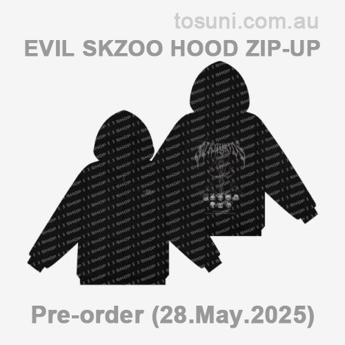[PRE-ORDER] Stray Kids - EVIL SKZOO HOOD ZIP-UP (Cut-off Date: 28.May.2025)