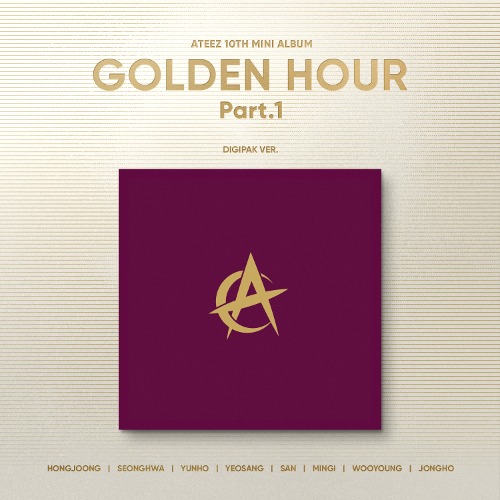 ATEEZ - 10TH MINI ALBUM [GOLDEN HOUR : Part.1] (Digipack Ver.)