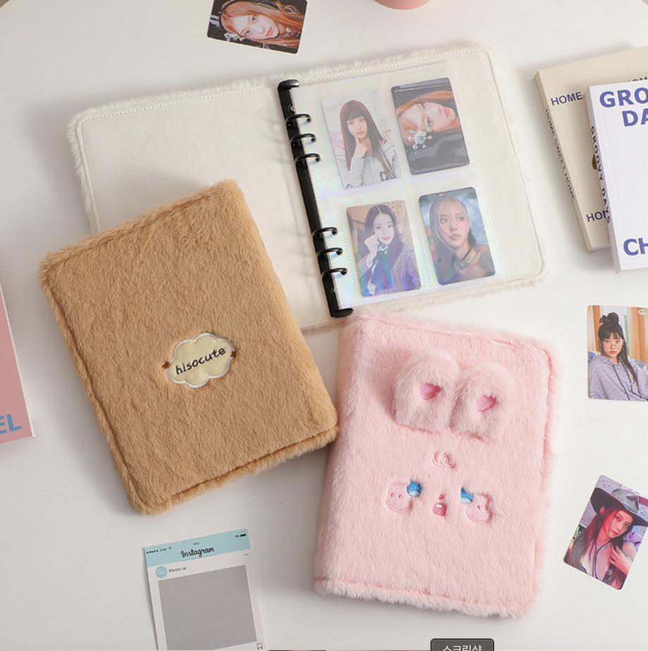 A5 Plush Photocard Albums