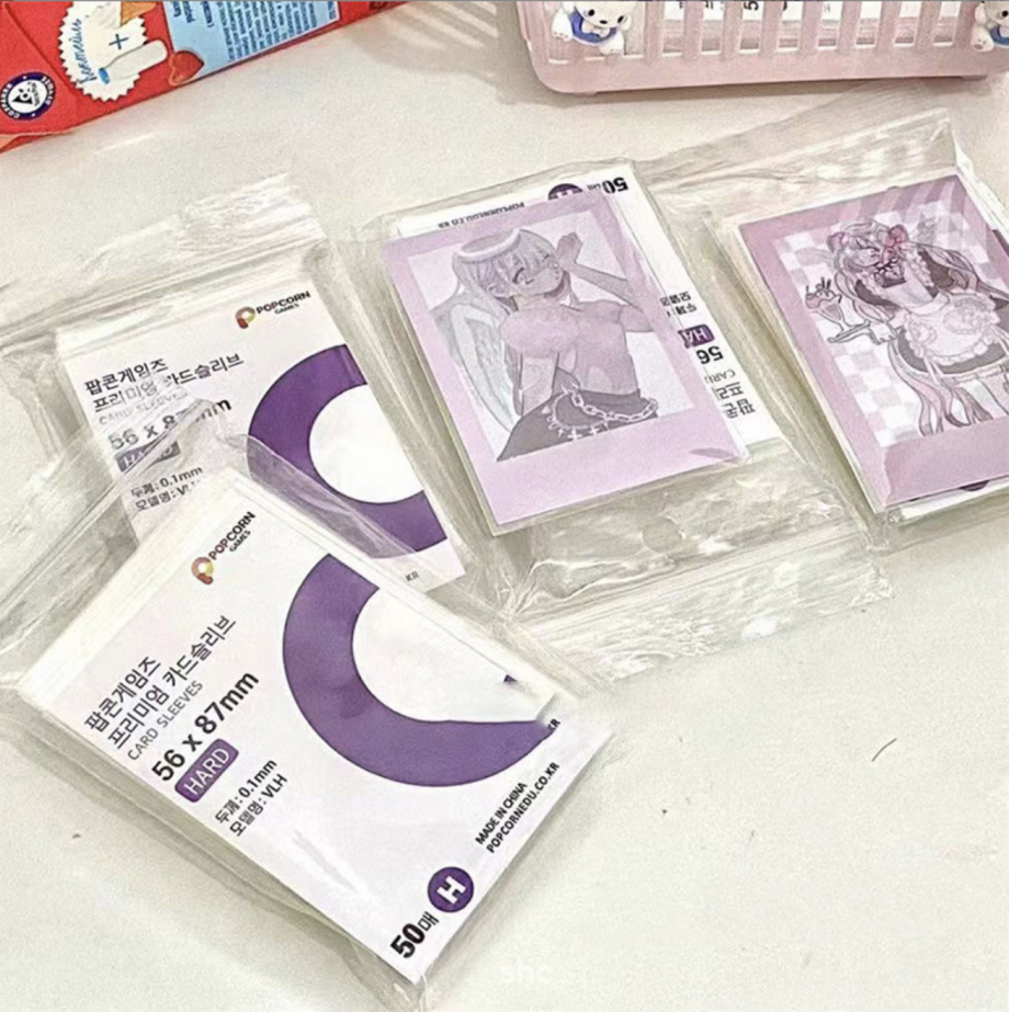 [Popcorn Games] 56*87mm Premium Card Sleeves (50 sleeves/pack)