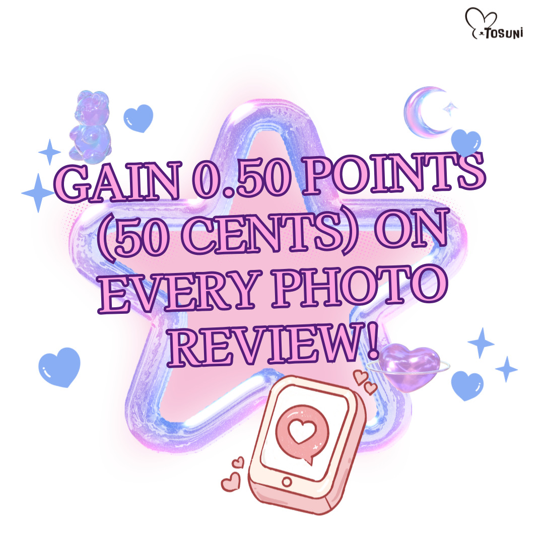 Gain 0.50 points (50 cents) on every photo review!