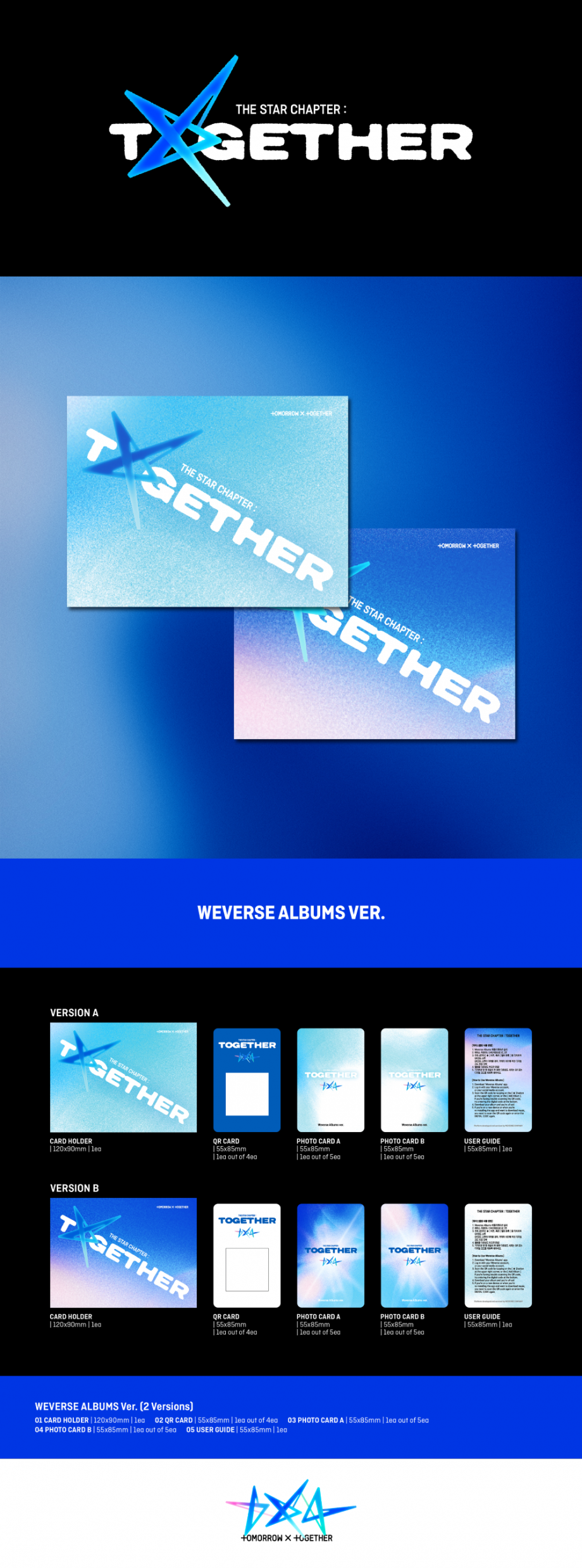 [PRE-ORDER] TOMORROW X TOGETHER(TXT) - [THE STAR CHAPTER: TOGETHER] (Weverse Albums ver.)