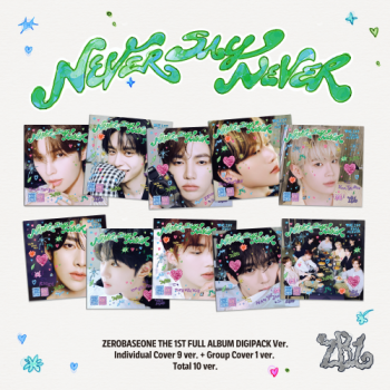 [PRE-ORDER] ZEROBASEONE - THE 1ST FULL ALBUM [NEVER SAY NEVER] (DIGIPACK Ver.) (10 TYPES)