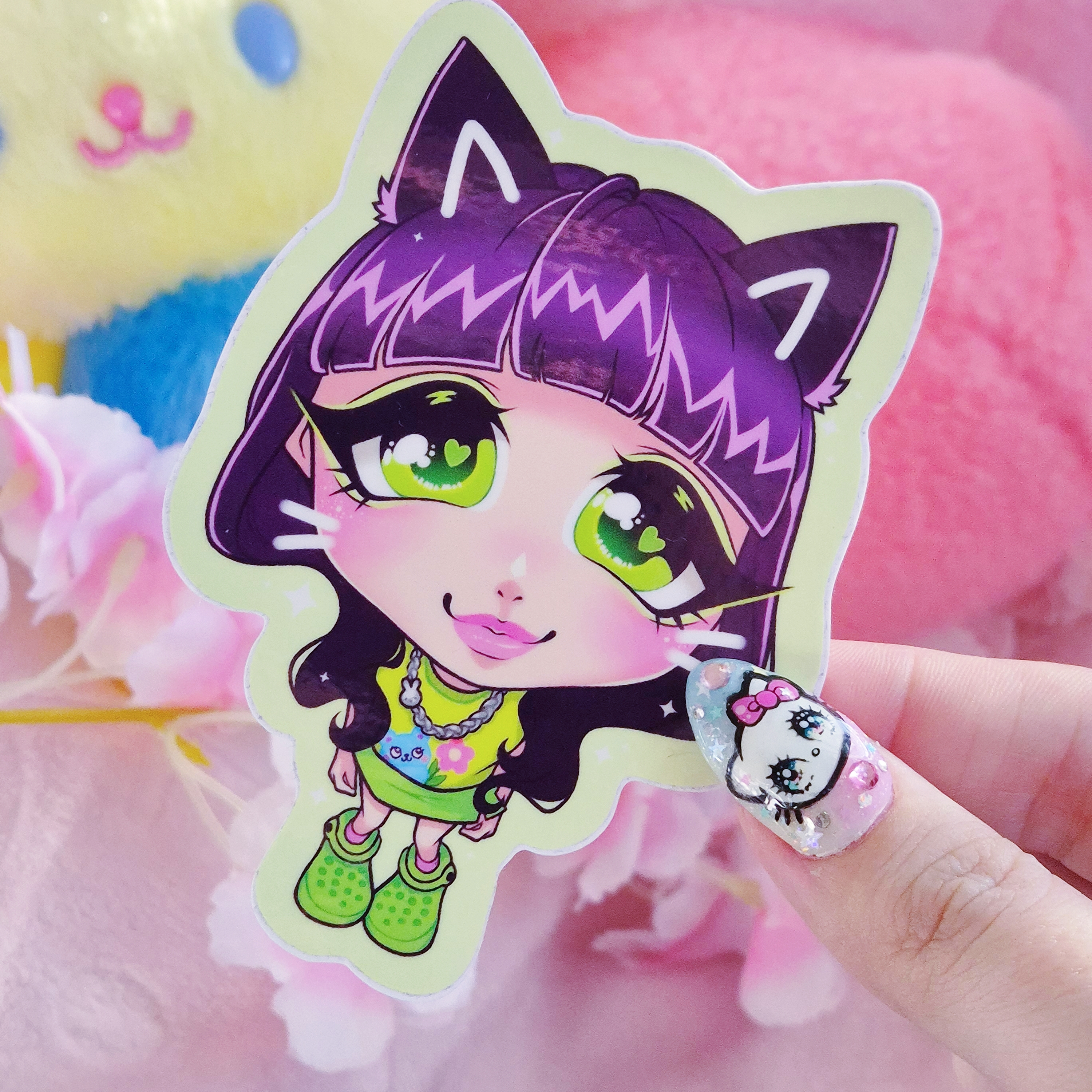[By Minabytes] Kitty Kang NewJeans Vinyl Sticker