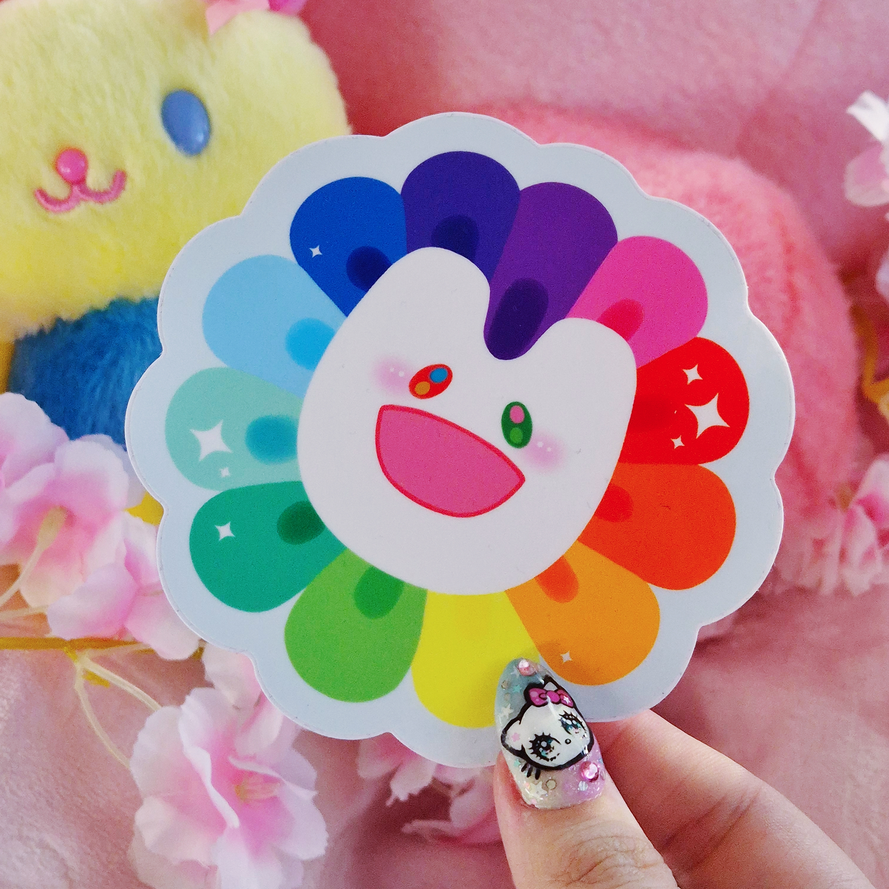 [By Minabytes] NewJeans Murakami Flower Vinyl Sticker