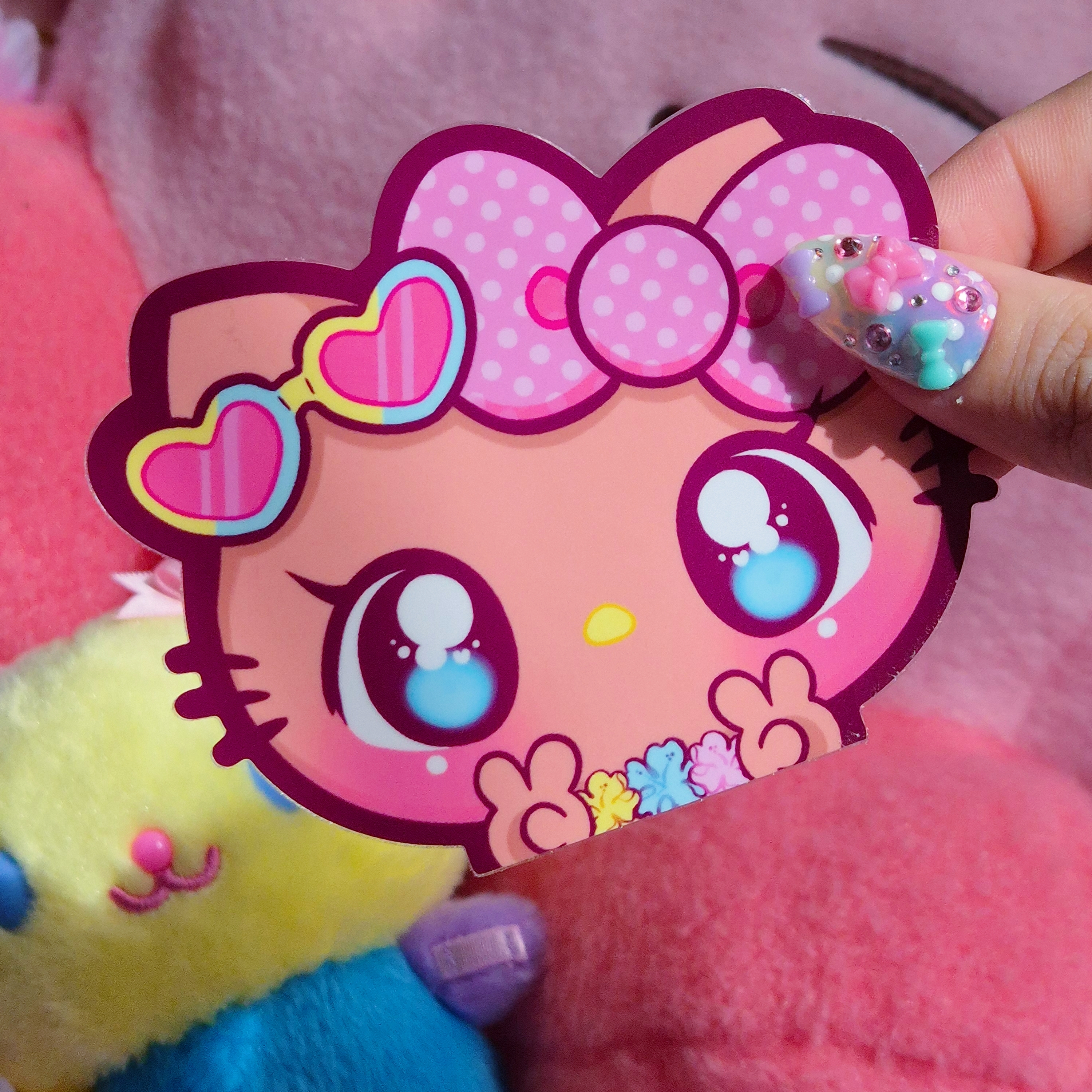 [By Minabytes] Tan Hello Kitty Car Peeker Decal