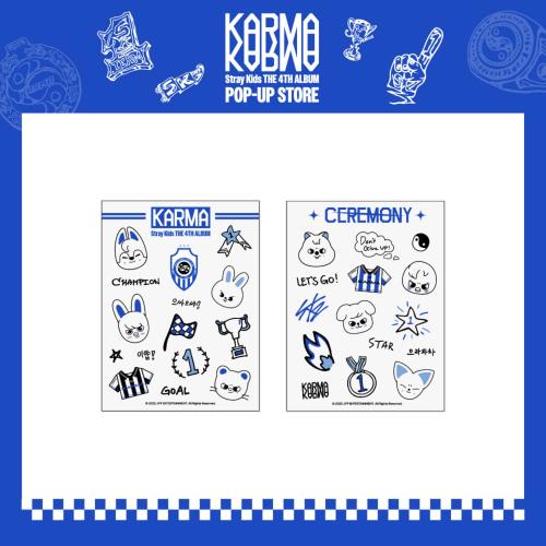 Stray Kids - OFFICIAL MD [KARMA POP-UP] TATTOO STICKER (Ends 29/Aug)