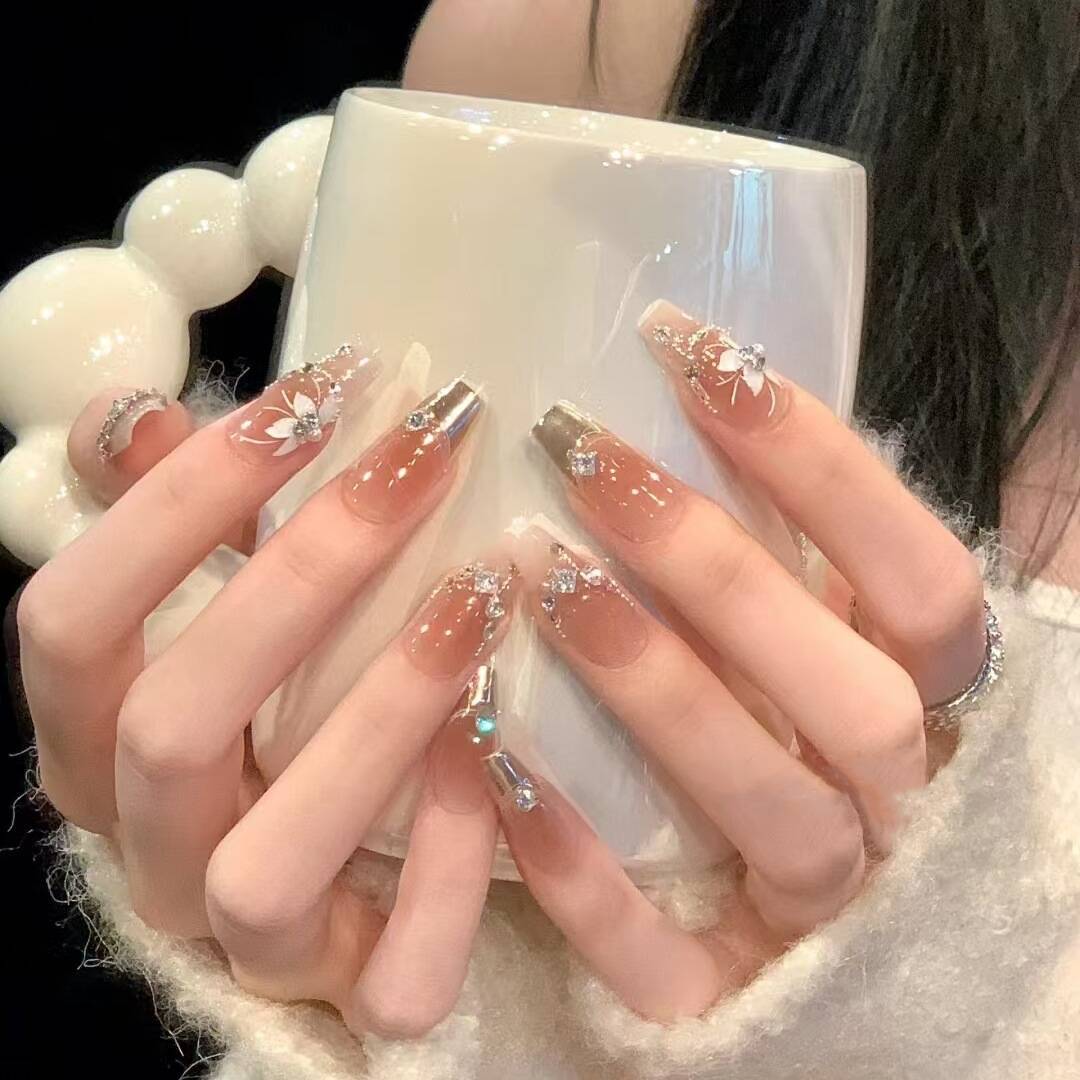 Blossom Elegance Press-On Nails