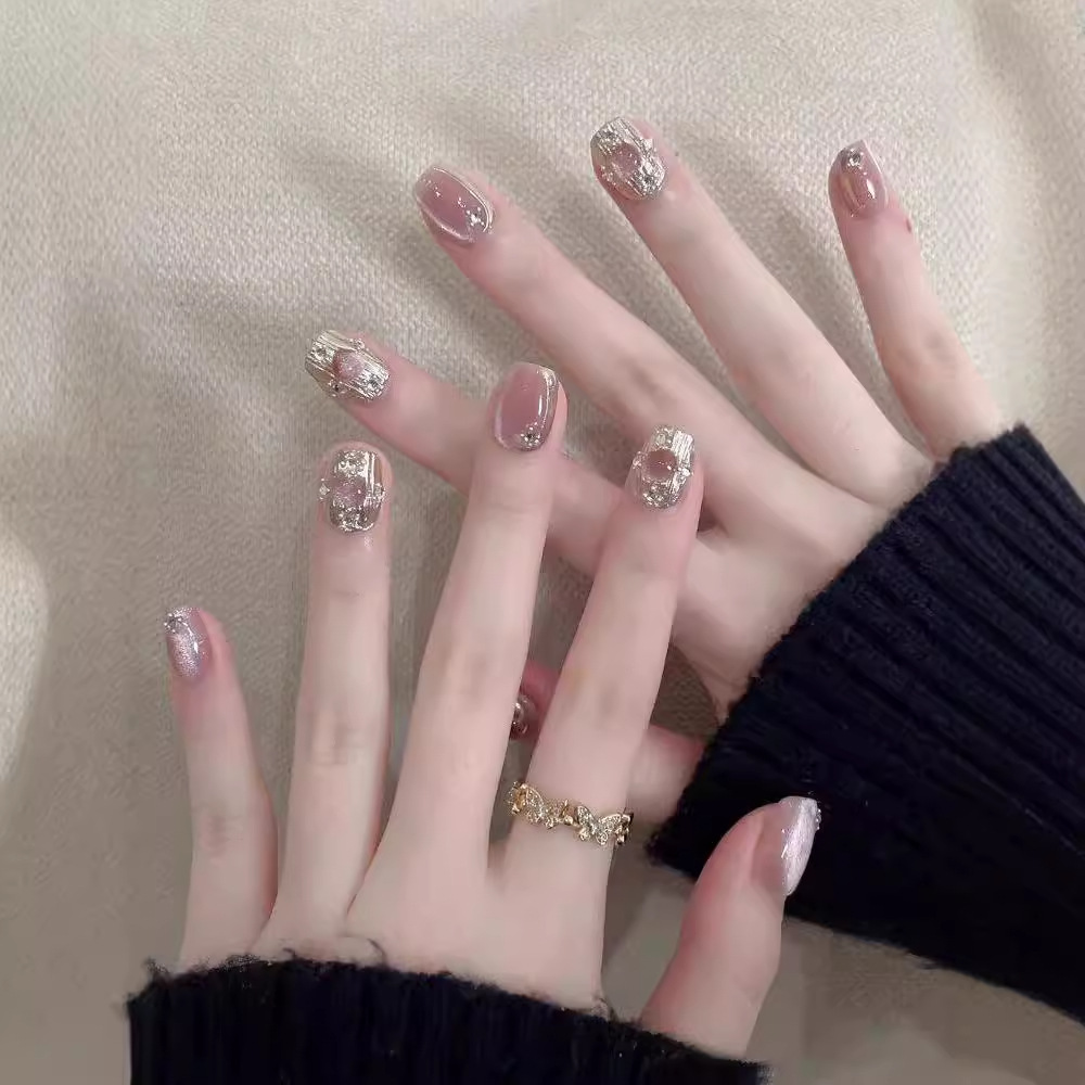 Nudy Sparkle Press-On Nails