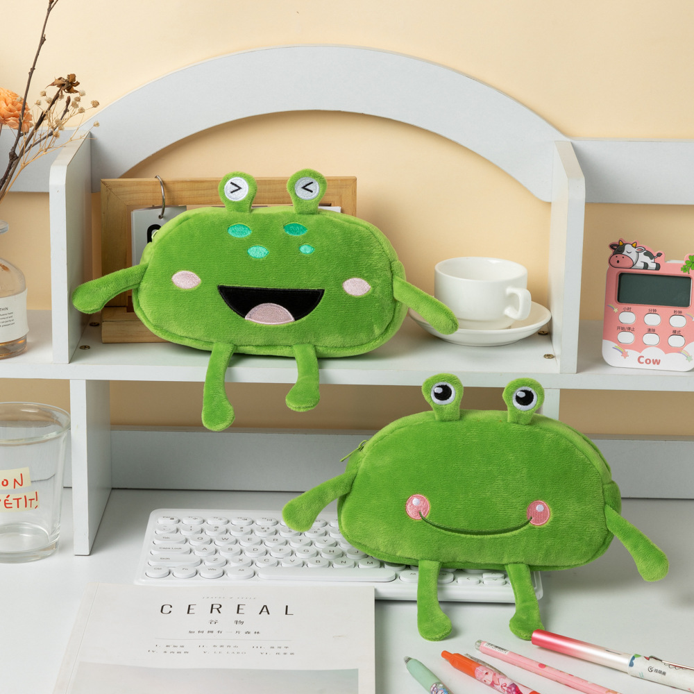 Frog Plush Pencil Case