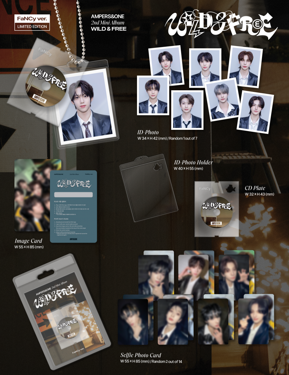 [By Cherrybread Mart] AMPERS&ONE - 2nd mini album [WILD & FREE] (FaNCy ver.) (LIMITED EDITION)