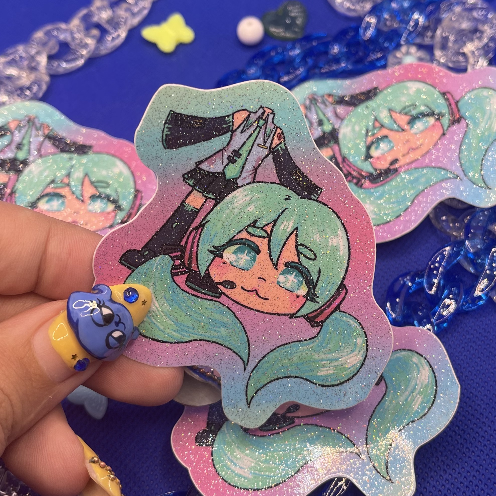 [By AnyxAnik!] Hatsune Miku Vinyl Sticker - Mikudayooo!