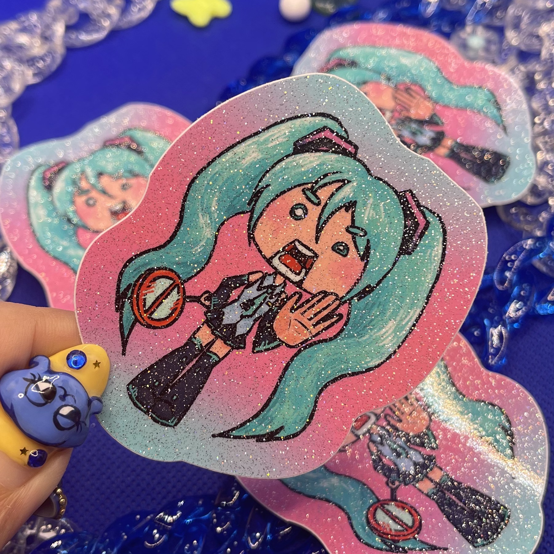 [By AnyxAnik!] Hatsune Miku Vinyl Sticker - Stop!