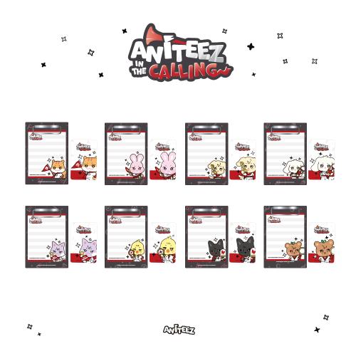 [PRE-ORDER] ATEEZ - OFFICIAL MD [ANITEEZ IN THE CALLING] MINI CLIPBOARD & MEMO PAD SET (Ends 16/Sep)