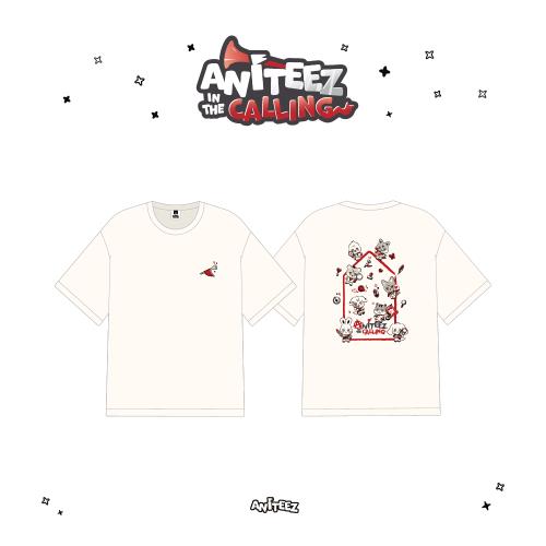 [PRE-ORDER] ATEEZ - OFFICIAL MD [ANITEEZ IN THE CALLING] T-SHIRTS - CREAM (M/L) (Ends 16/Sep)