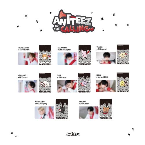 [PRE-ORDER] ATEEZ - OFFICIAL MD [ANITEEZ IN THE CALLING] CARD COVER STICKER SET (Ends 16/Sep)