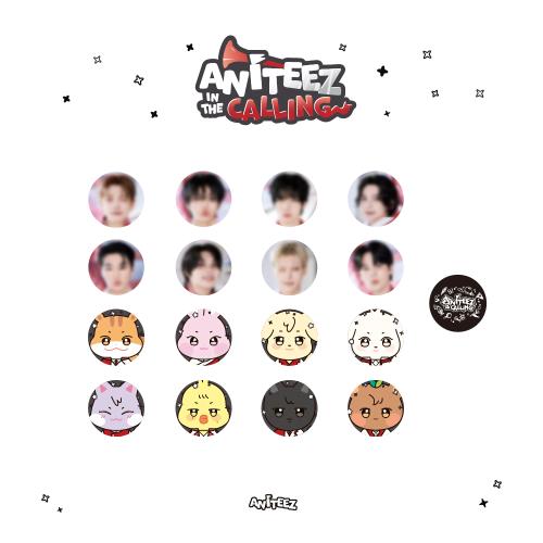 [PRE-ORDER] ATEEZ - OFFICIAL MD [ANITEEZ IN THE CALLING] [RANDOM] CAN BADGE (Ends 16/Sep)