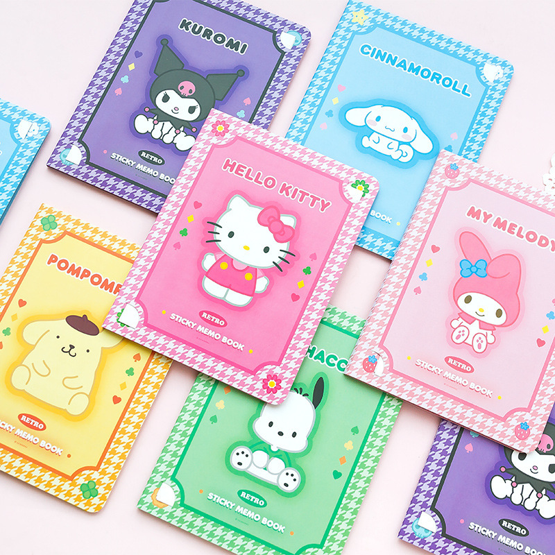 Sanrio Retro Sticky Memo Book