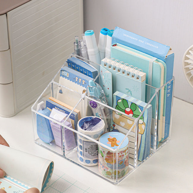 Clear Acrylic Desk Organiser