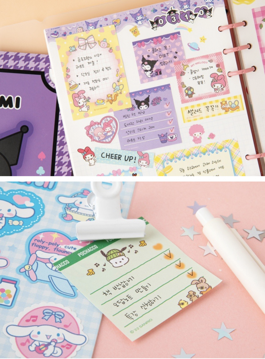 Sanrio Retro Sticky Memo Book