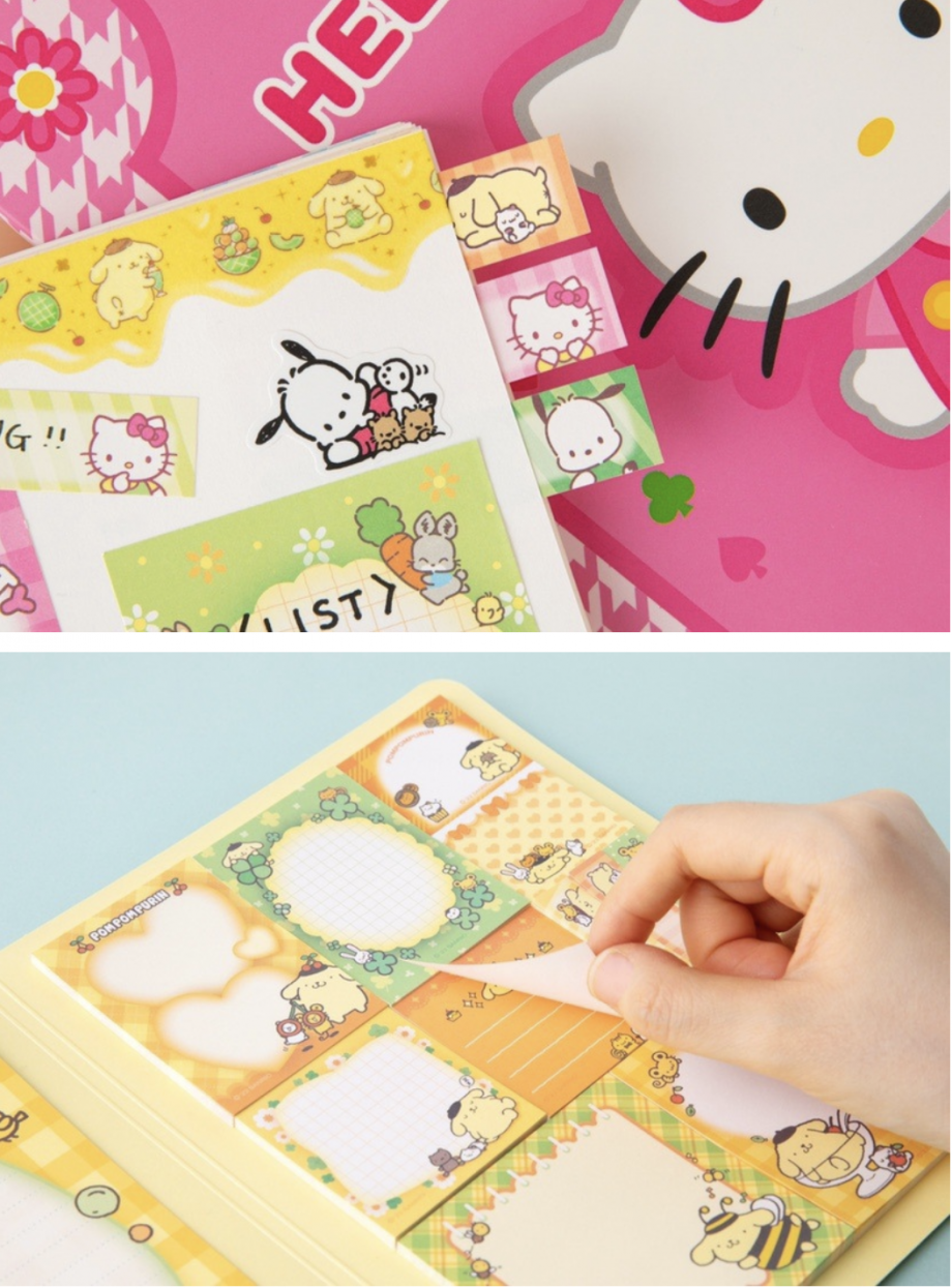 Sanrio Retro Sticky Memo Book