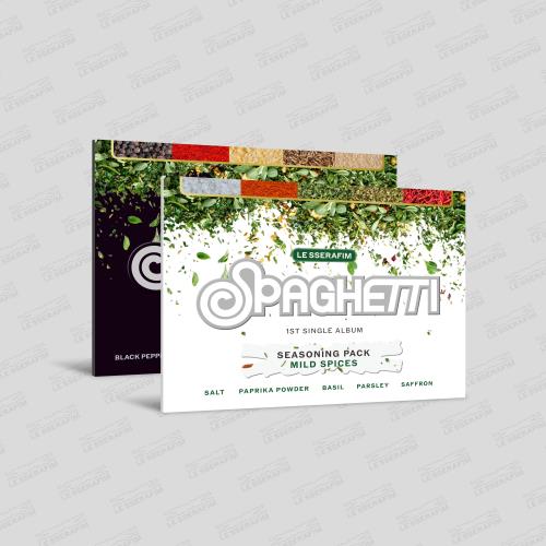 LE SSERAFIM - 1st Single Album 'SPAGHETTI' (Weverse Albums ver.)