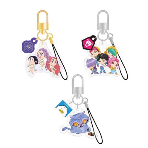 [PRE-ORDER] KPOP DEMON HUNTERS - OFFICIAL LIGHT STICK KEYRING CHARM (Preorder Ends 7/Oct)