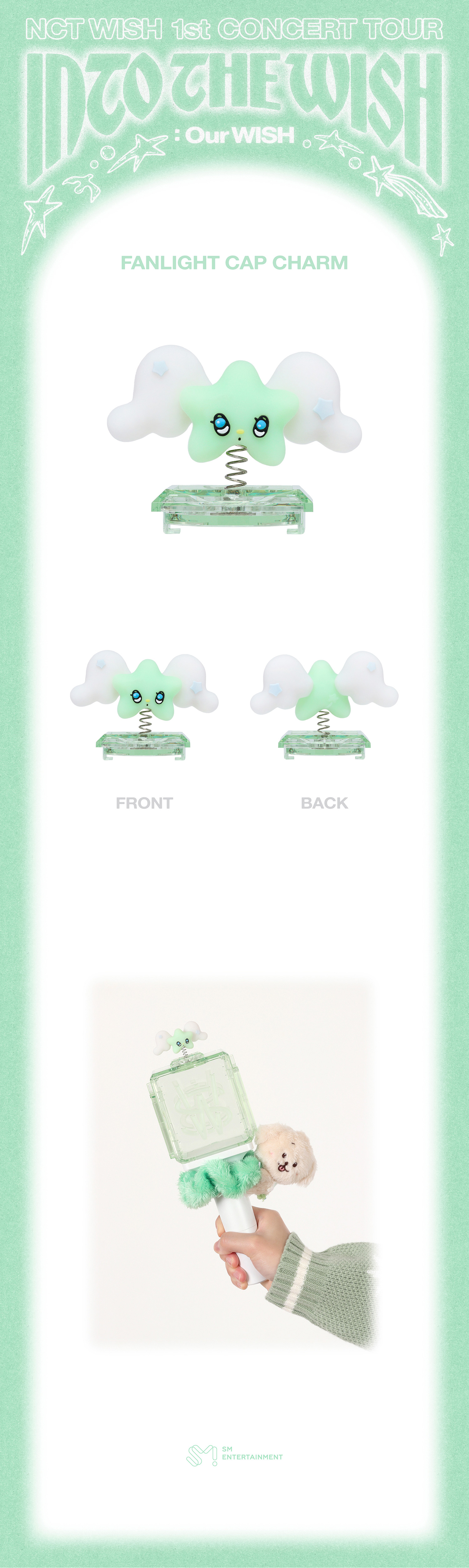 NCT WISH 1st CONCERT TOUR 'INTO THE WISH : Our WISH' MD (WICHU FANLIGHT CAP CHARM)